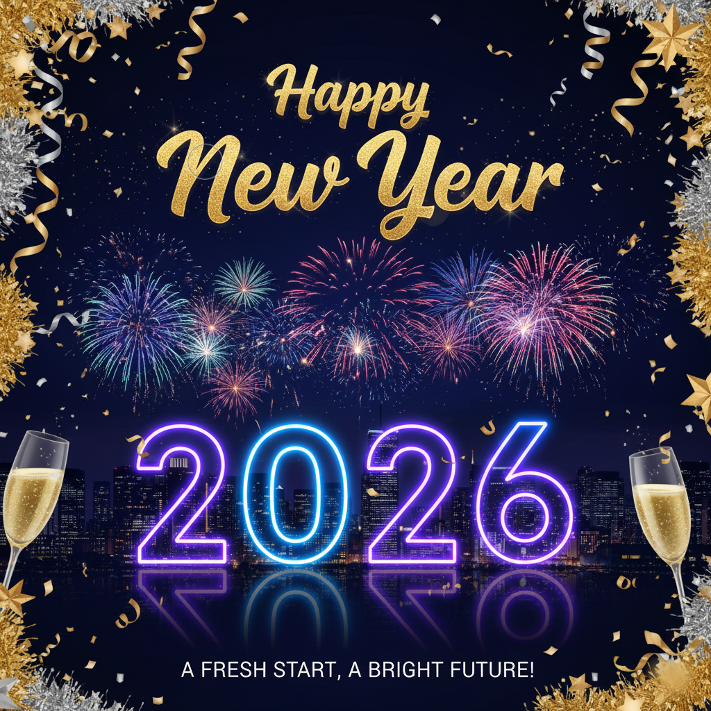 Happy New Year Wishing Images 2026